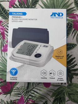 A&D Medical Talking Premium+ Upper Arm Blood Pressure Monitor