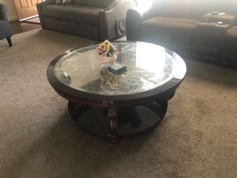 Wooden Round coffee table