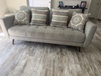 Gray sofa