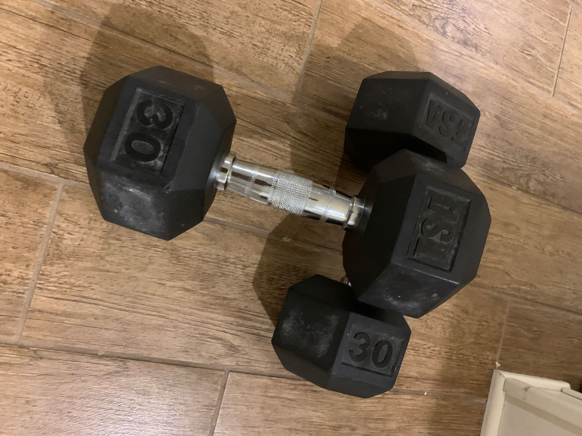 CAP Barbell Coated Hex Dumbbells, Set - 30 pounds