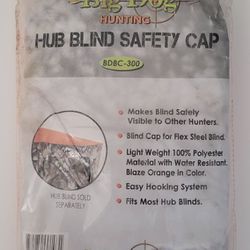 Big Dog Hunting BDBC-300 Orange Safety Cap For Backwoods Camo Hub Blind
