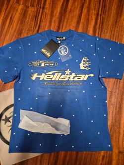 Hellstar Studios T-Shirt Blue Star Print