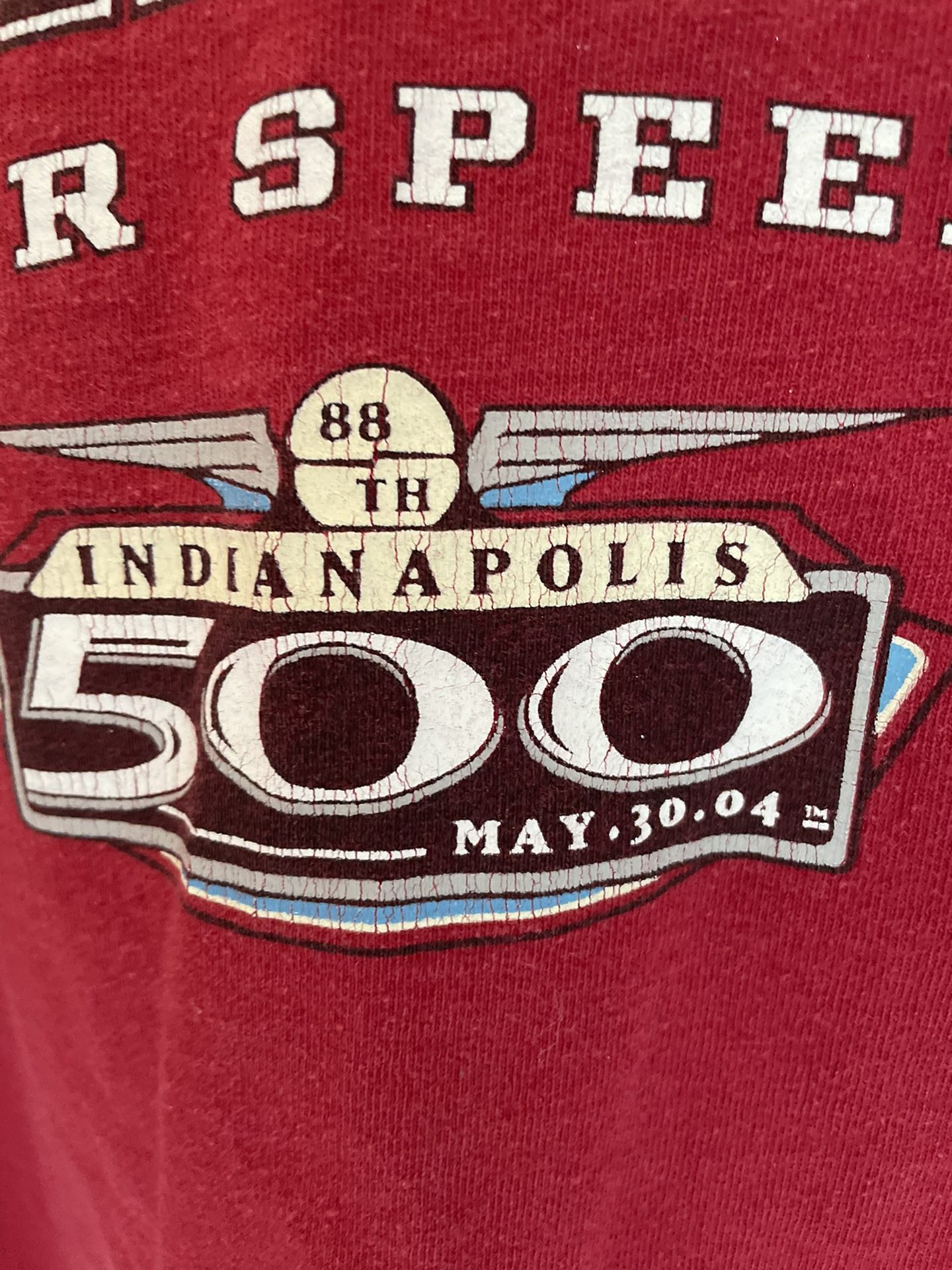 Rare NASCAR 88th Indianapolis 500 Tee May 30 2004. 