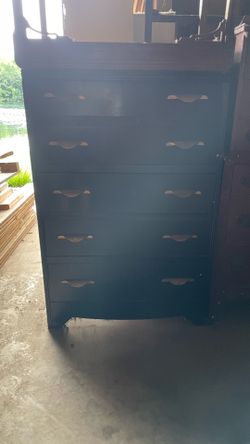 Drawer Chest - Black Wood