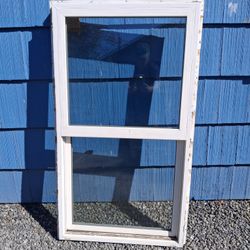 Newer Vinyl Window 30x54 Single Hung by Milgard 