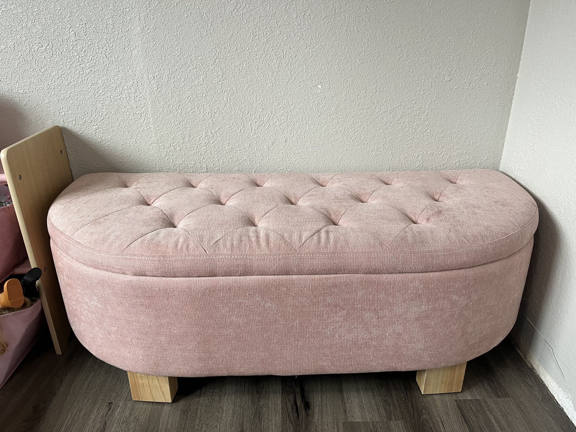 Pink Storage Sofa