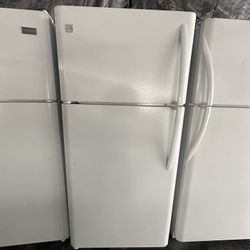 White Kenmore Apt Size Fridge We Deliver And Install🚚👨🏻‍🔧