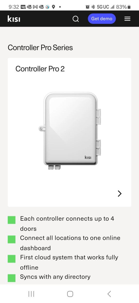 Kisi controller pro 8.1 New still sealed box