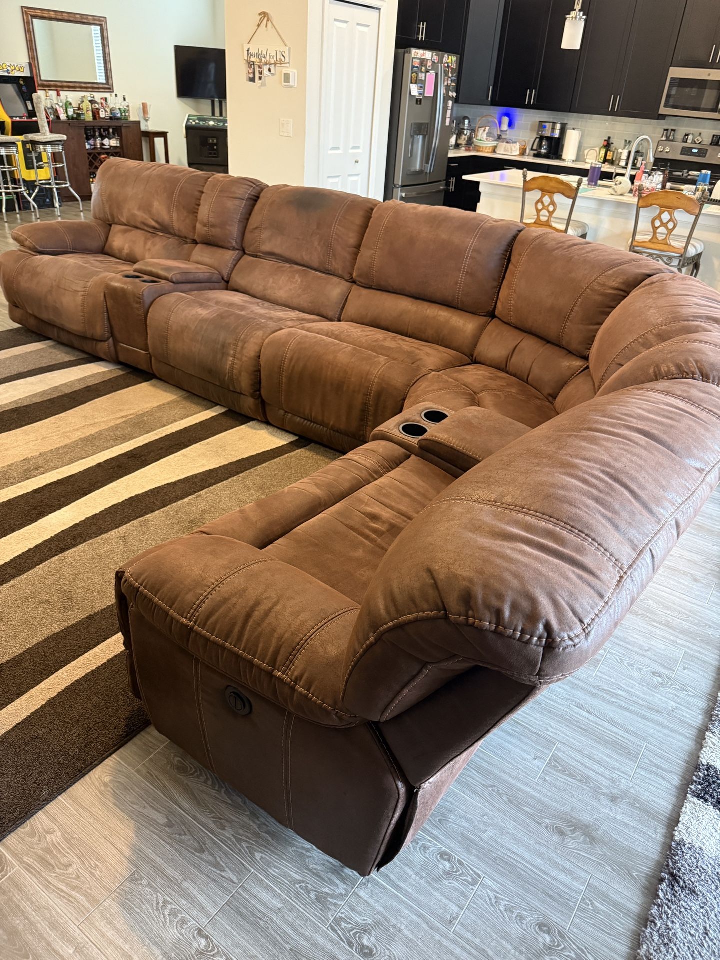 7 Piece Power Reclining Sectional