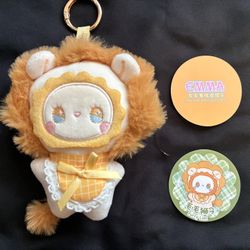 Emma Fuzzy Family Squishy Series Plush Keychain