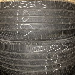 Pair of 225/55/18 Michelin