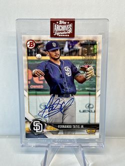 Fernando Tatis Jr. 1/1 RC Auto 2018 Topps/2023Topps Archives Series Certified Autograph 