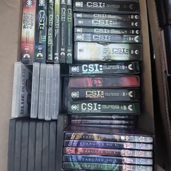 Three Boxes Of DVDs 