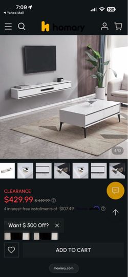 Postmodern Minimalist 71" Floating TV Stand With 2 Drawers And Storage