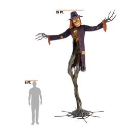 15 ft Home Depot Giant Sized Animated LED Worricrow Halloween Decor - BRAND NEW UNOPENED