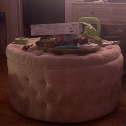 Pink Ottoman