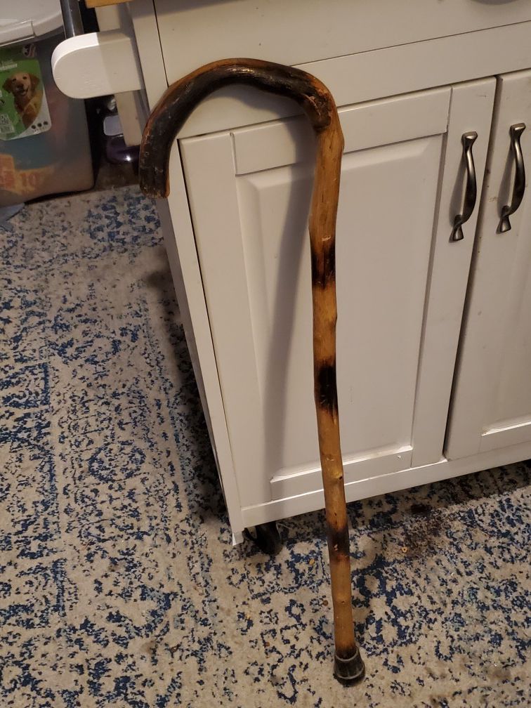 Vintage handmade cane (32" tall)