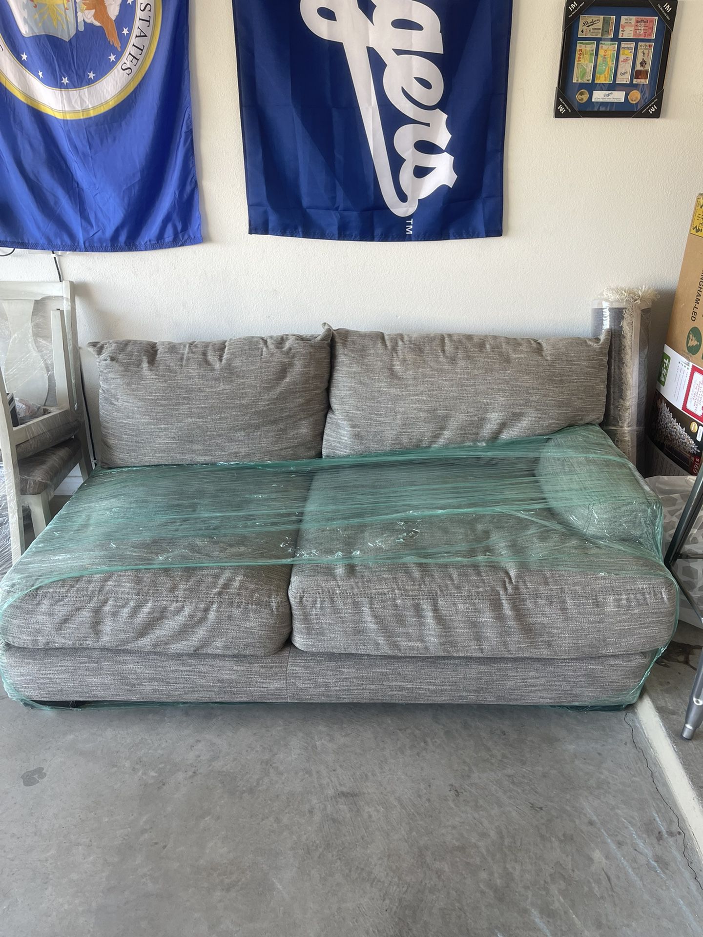 Grey Cloud Couch 