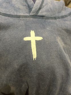 Jesus Loves You Graphic Hoodie - $120 RETAIL !!  *QUALITY STITCHING RINGSPUN*