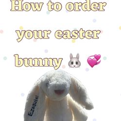 Custom Embroidered Easter Bunny