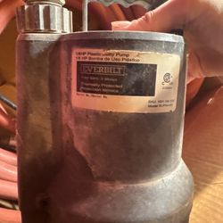 Everbilt 1/6 HP Utility Pump — Great Condition