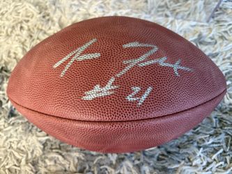 Jamar Fletcher Autographed Football With COA