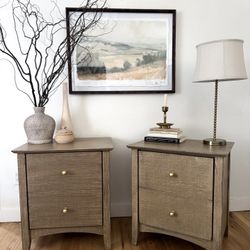 Pair Of Modern End Tables 