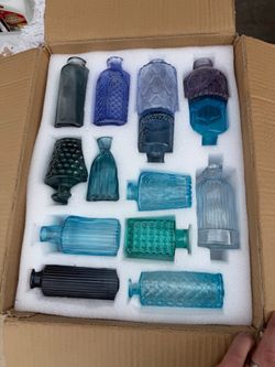 Small glass vases