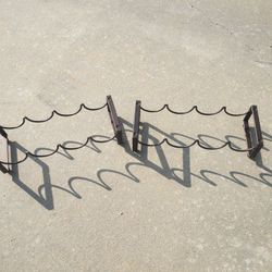 Metal Wine Bottle Racks $20 Firm For Both Of Them