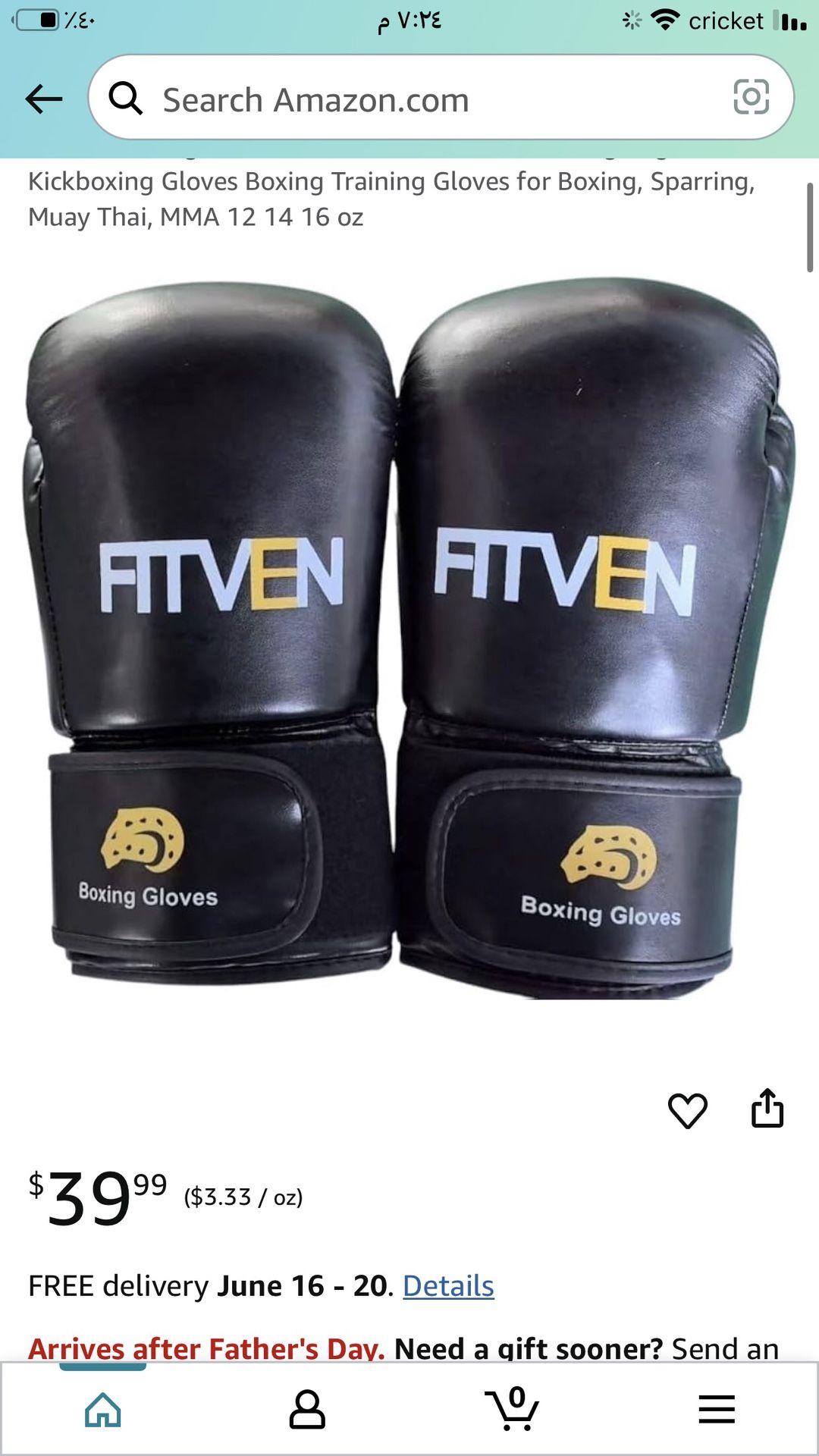 Boxing gloves