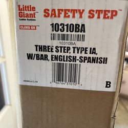 Little Giant 3 Step Ladder 