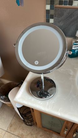 LED 7inch double sided mirror