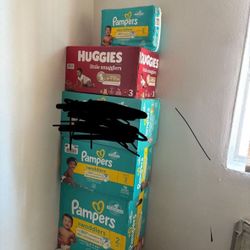 Diapers Size 2 &3