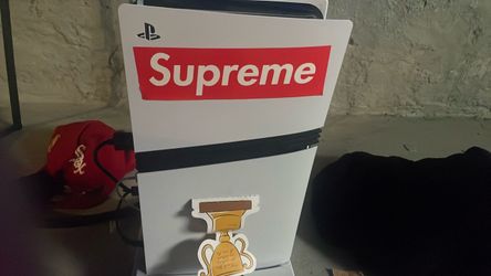 Sony PlayStation 5 pro Console with Supreme Sticker