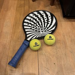 Viking Paddle Tennis Racquet (padel) and balls