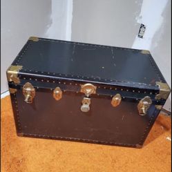 Vintage Trunk with Key