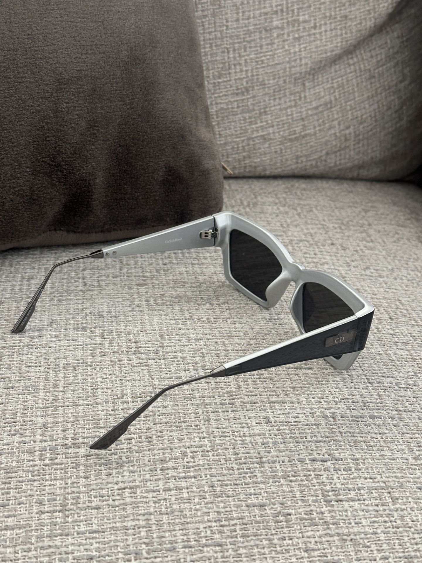 Dior Cat Style Dior2 Rectangular-Frame Sunglasses Dior Cat Style Dior2 Rectangular Frame Sunglasses Sunglasses main image 2