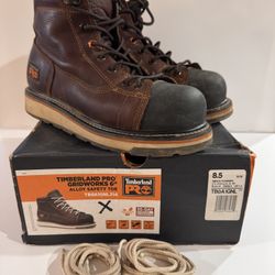 Like New Timberland PRO Gridworks 6" Alloy Safety Toe boots steel toe boots