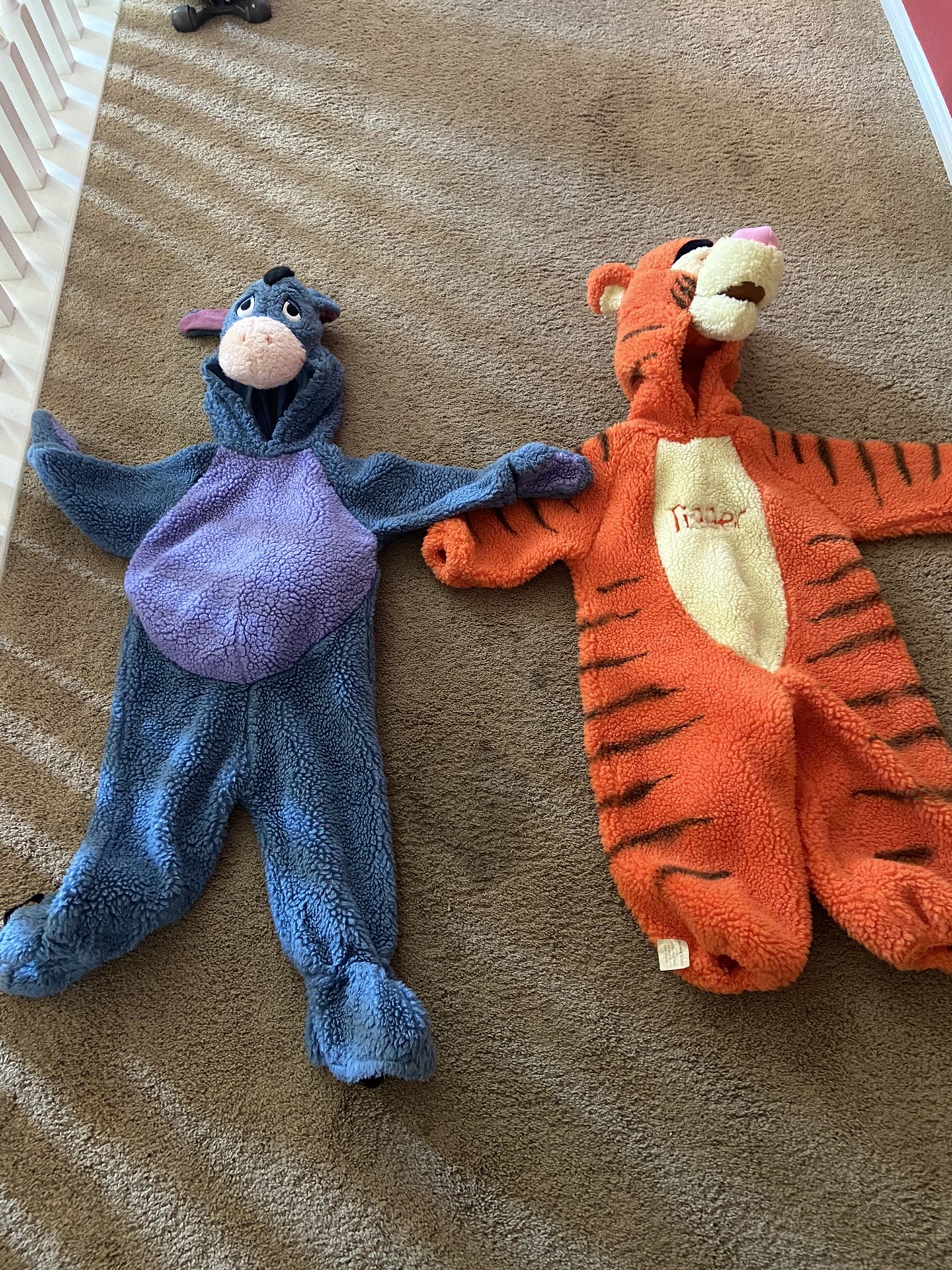 Disney Store Tigger And Eeyore 2-4T Costumes