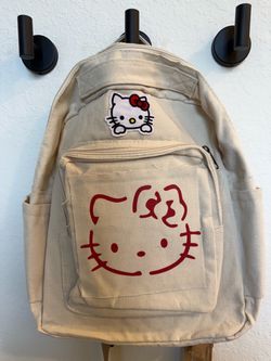 Hello Kitty Canvas Backpack