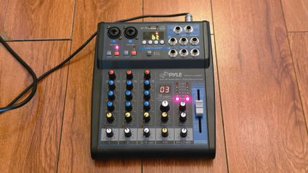 Pyle PMXU43BT 4-Channel Bluetooth Studio Mixer