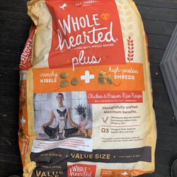 WholeHearted Plus Chicken & Brown Rice Recipe with Whole Grains Dry Dog Food, 45 lbs.