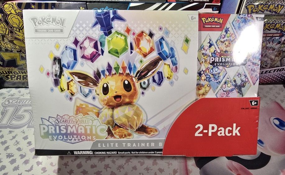 Pokemon Cards Prismatic Evolutions Costco 2-Pack