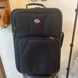 American Tourister Black Rolling Suitcase