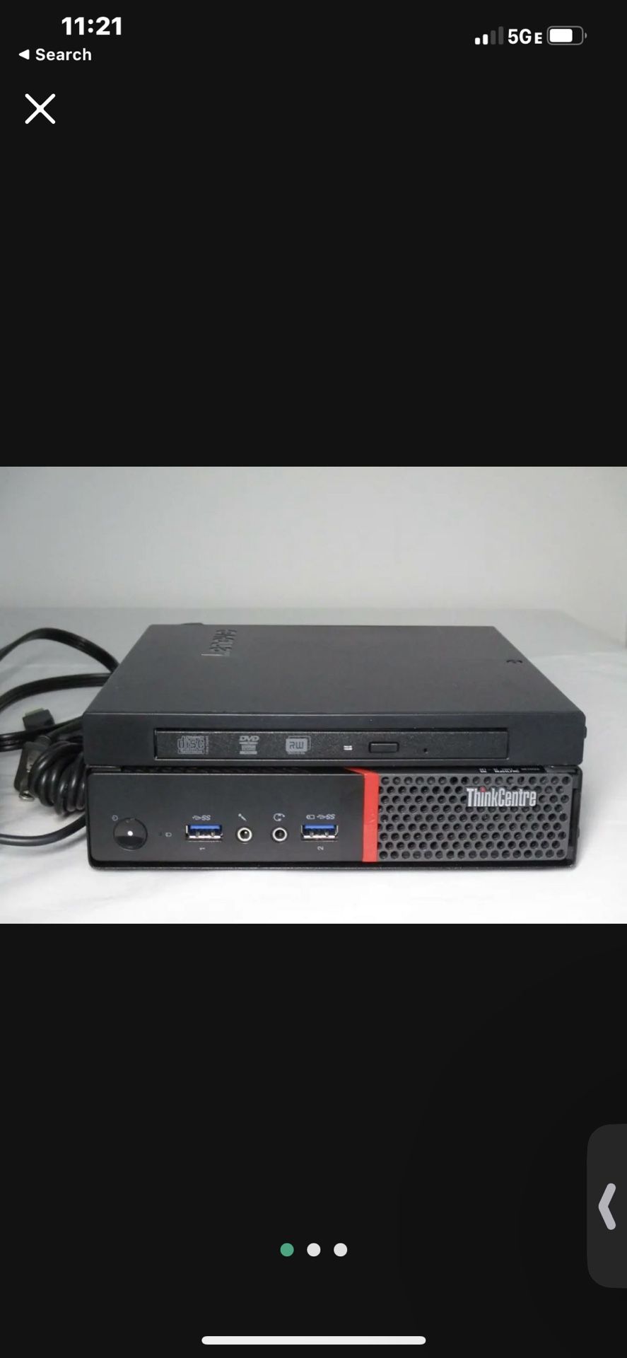 Lenovo Mini PC Intel Core i7 6700t 16GB RAM 512GB SSD WIFI Windows