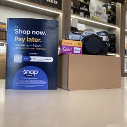 Canon AE-1 Film Camera With Kodak Gold Film (Located In Downey, CA)