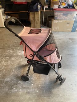 Pink Dog Stroller