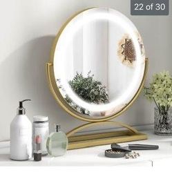 Large Vanity Mirror With dimmable LED lighting