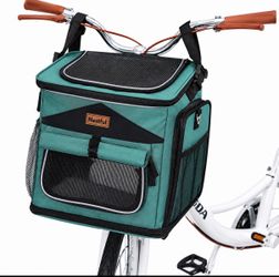 Nestful 5-in-1 Expandable Pet Carrier / Bicycle Basket – Teal
