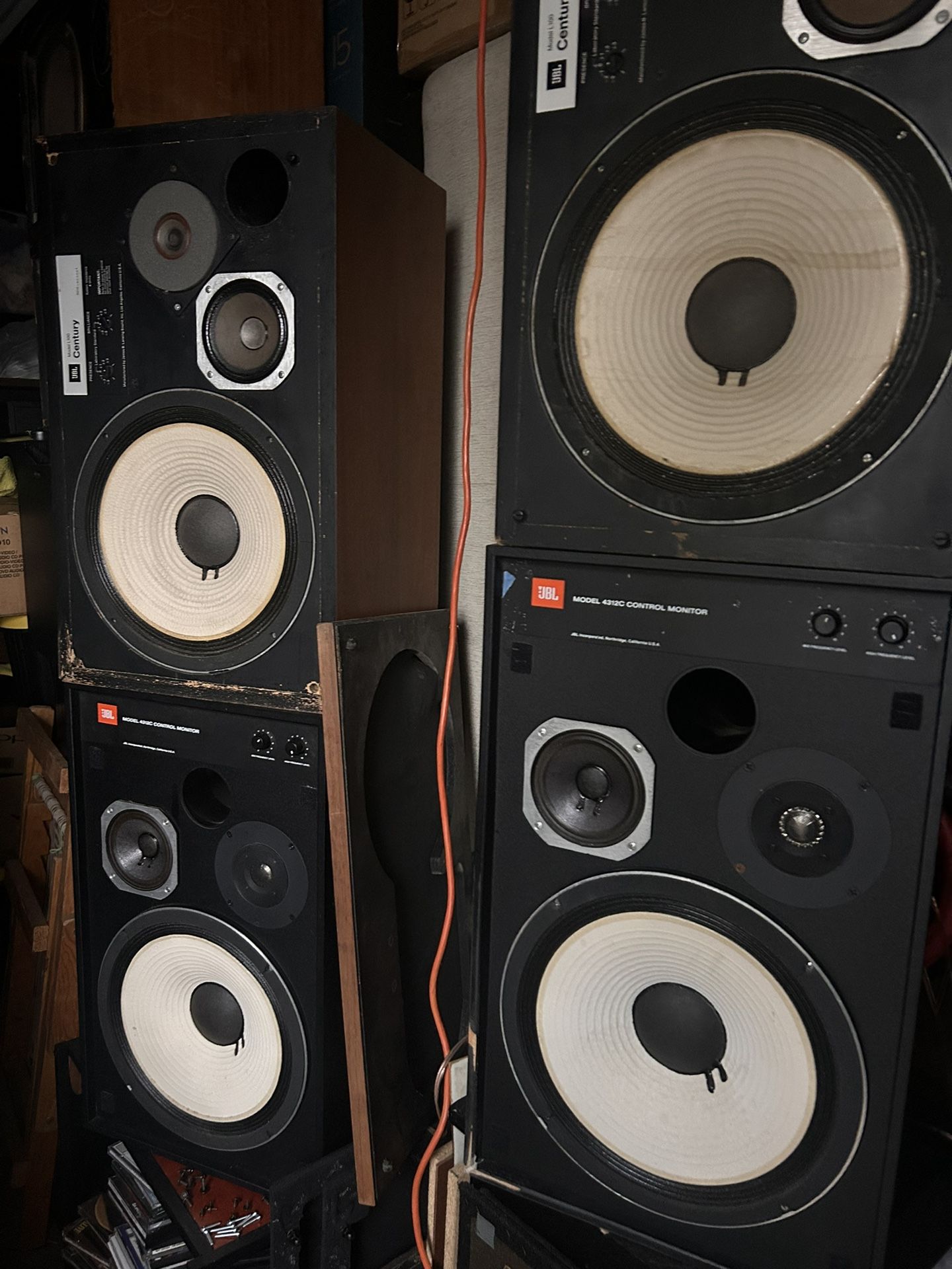 Selling 4 JBl 4312c And Century L100